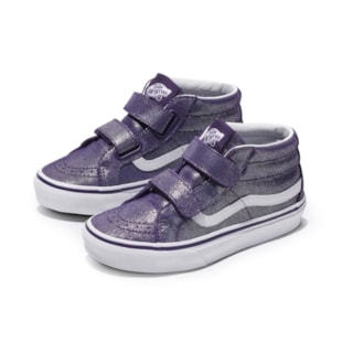 Tênis Vans Infantil SK8-MID Tinsel Sued Purple