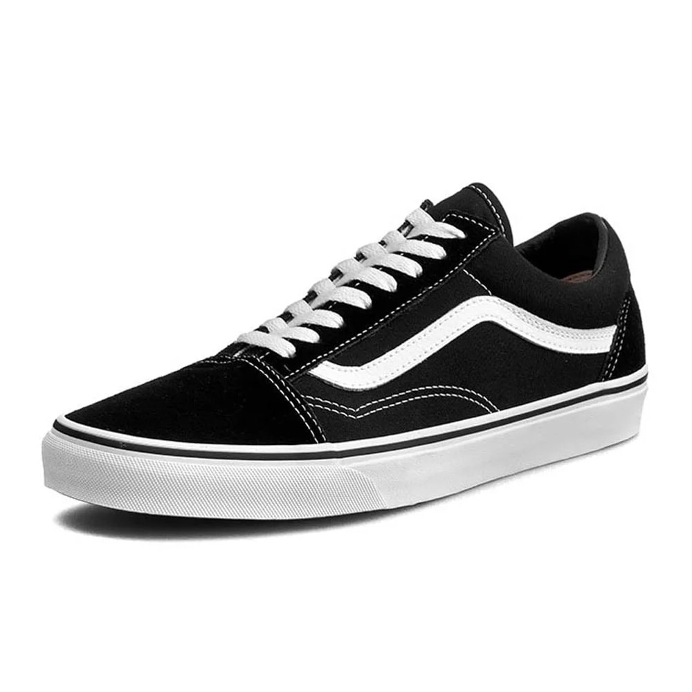 tenis vans old skool black white