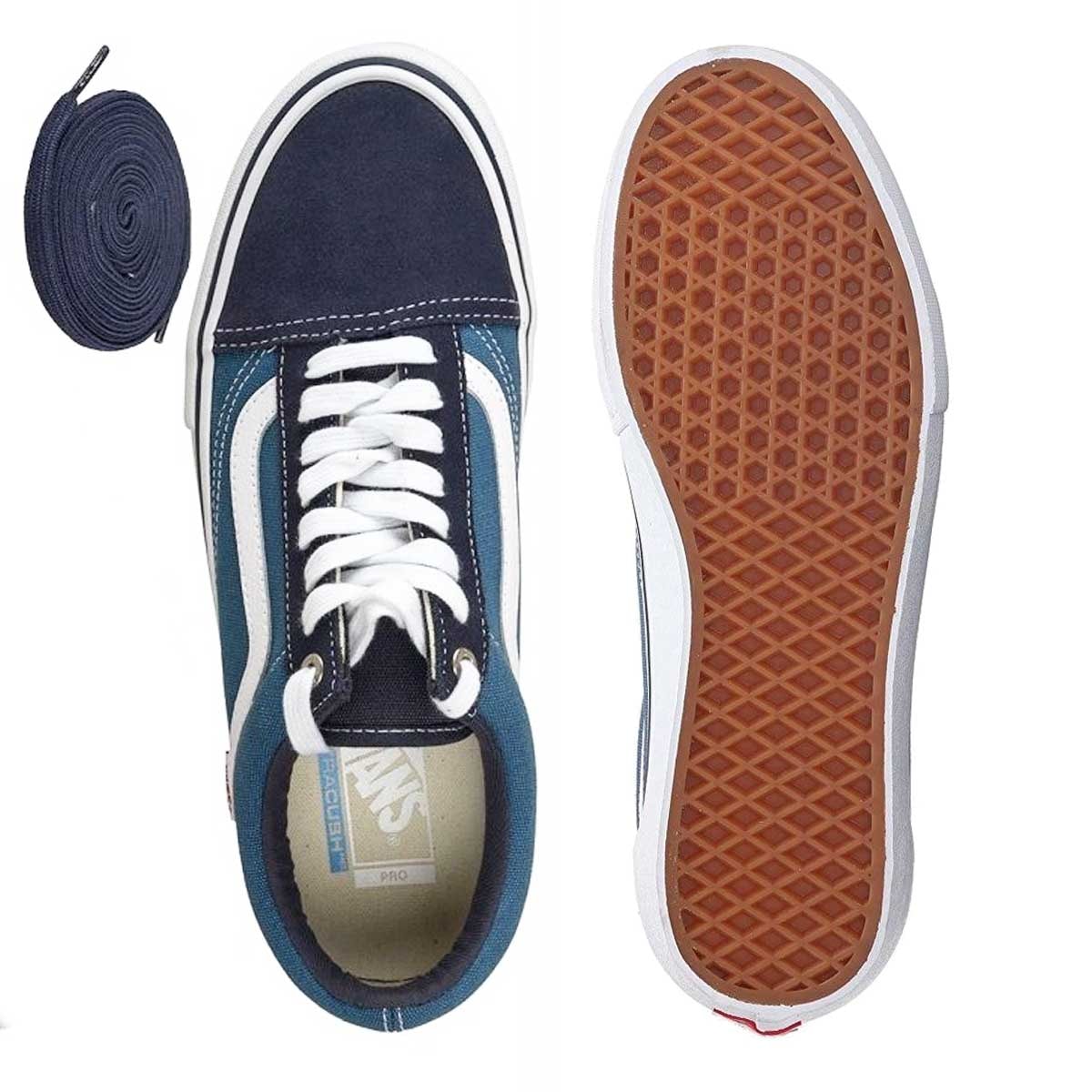 Tenis Vans Old Skool Pro Navy Back Wash