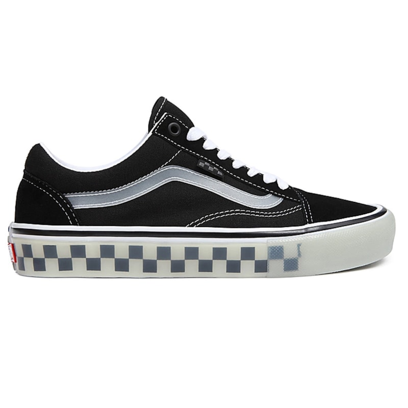 Vans Old Skool Skate Shoe - Black Monochrome