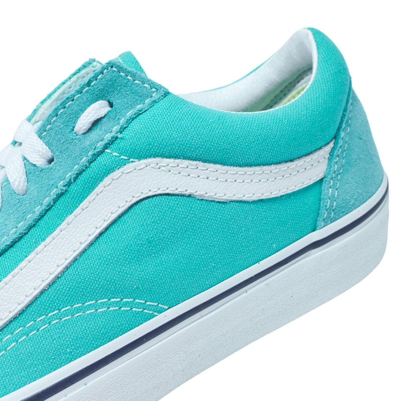 Tênis Vans Old Skool Waterfall/True White Verde Água - Gord's House