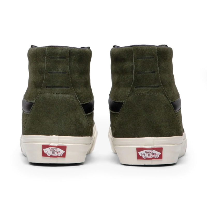 Tênis Vans Sk8-Hi XL Nubuck Olive Black os melhores preços