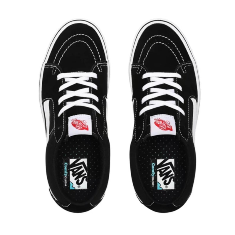 Tênis Vans Sk8-Low Preto e Branco os melhores preços