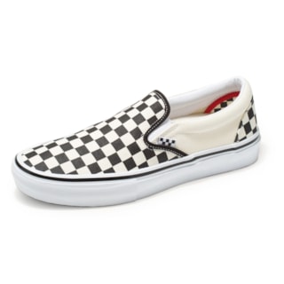 Tênis Vans Slip-On Skate Checkboard Black Off White