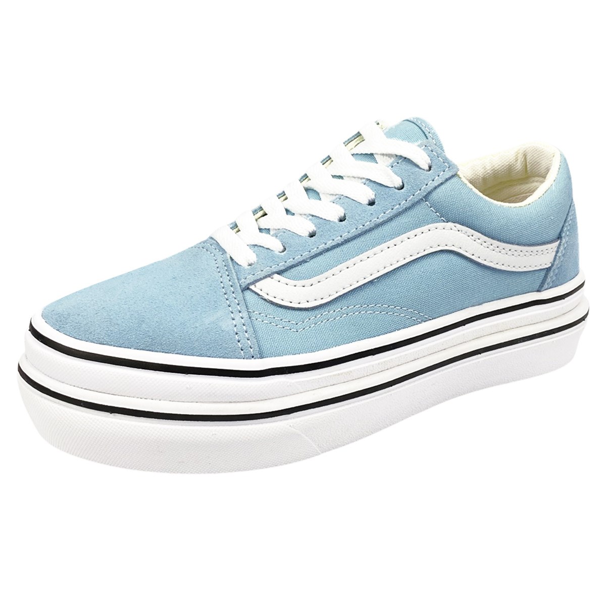 T nis Vans Super ComfyCush Old Skool Azul os melhores pre os