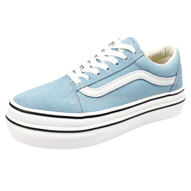 Tenis vans azul bebe feminino Clearance