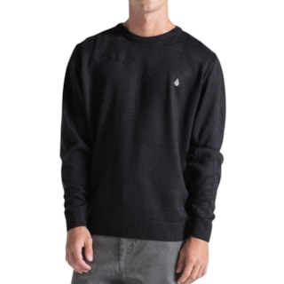 Tricot Volcom Classic Stone Preto