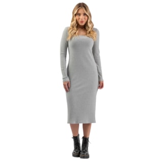 Vestido Riu Kiu Sis Cinza