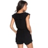 Vestido Roxy Macacão Cool Your Heart Preto