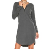 Vestido Roxy Step Up Cinza Vestido Roxy Step Up Cinza